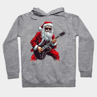 Guitar Santa Hoodie